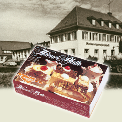 Historische Verpackung der "Wiener Platte" von Coppenrath & Wiese
